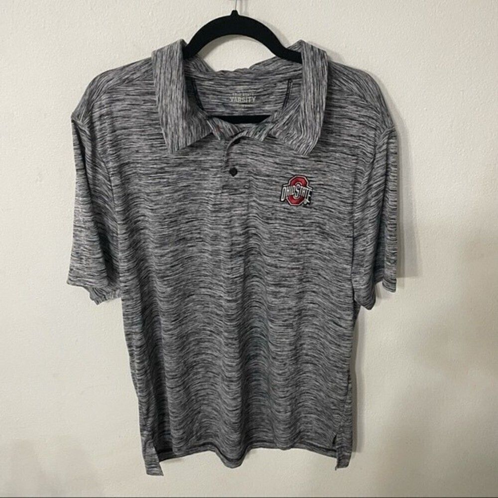 OHIO STATE heathered grey men’s polo - Picture 3 of 8